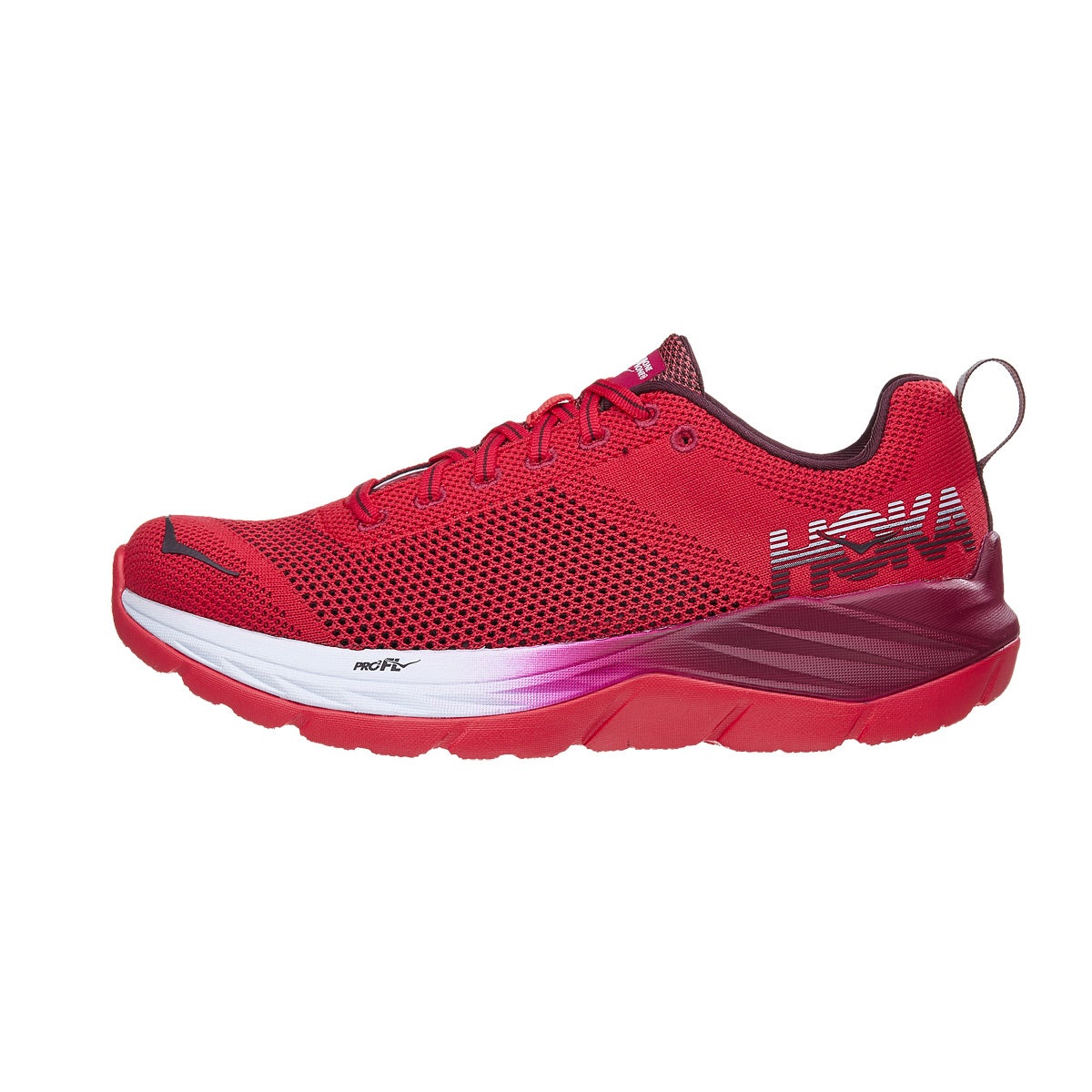 HOKA ONE ONE Mach Women's Shoes Hibiscus/Cherries 360° View Running Warehouse