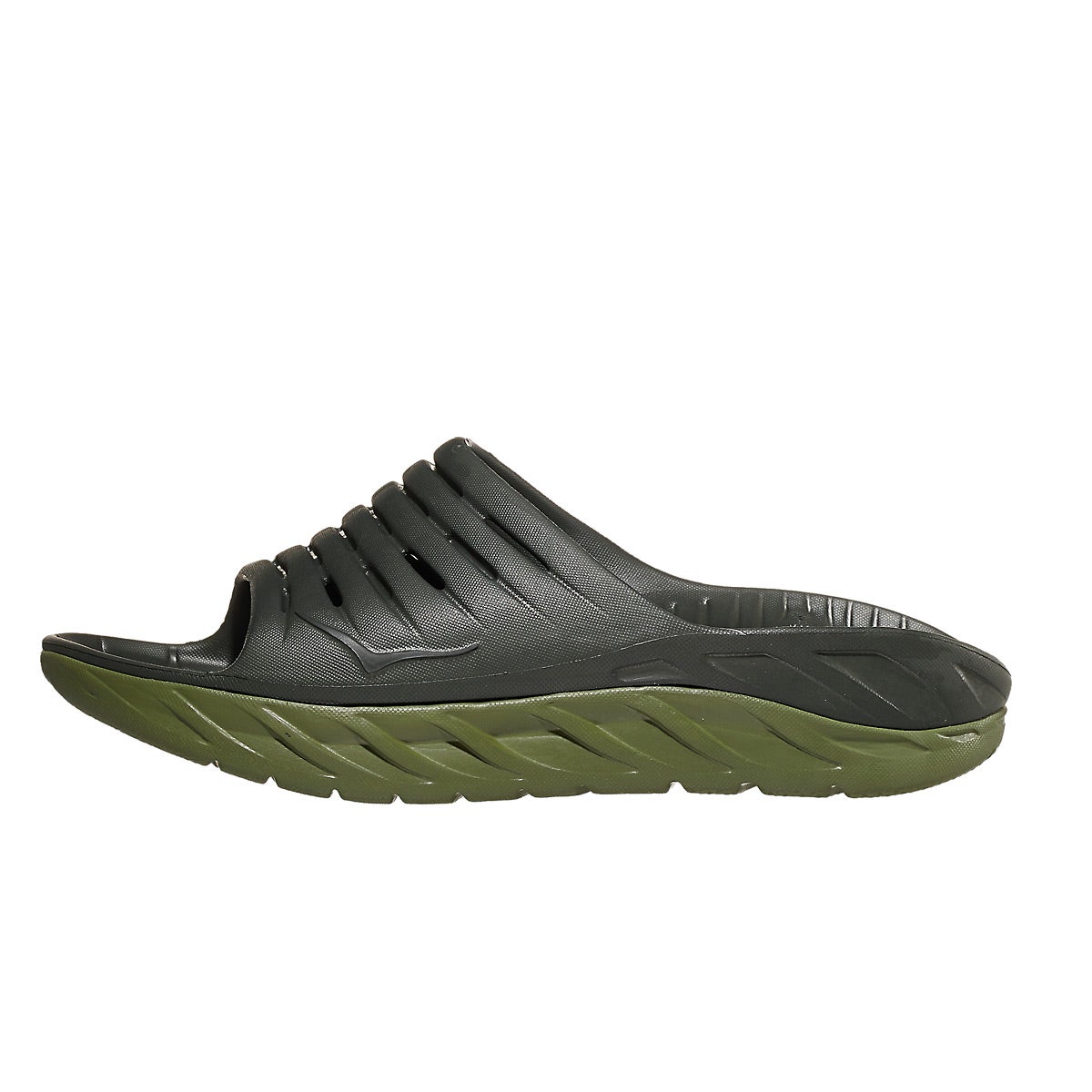 Hoka One One Ora Recovery Slide 2 Mens Forest Night 360° View Running Warehouse