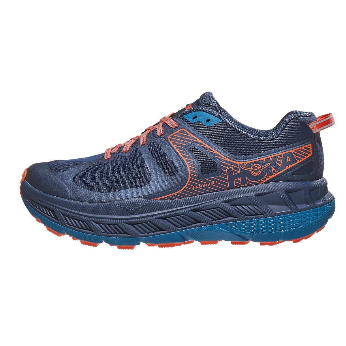 HOKA ONE ONE Stinson ATR 5 Men's Shoes Mood Indigo 360° View | Running ...