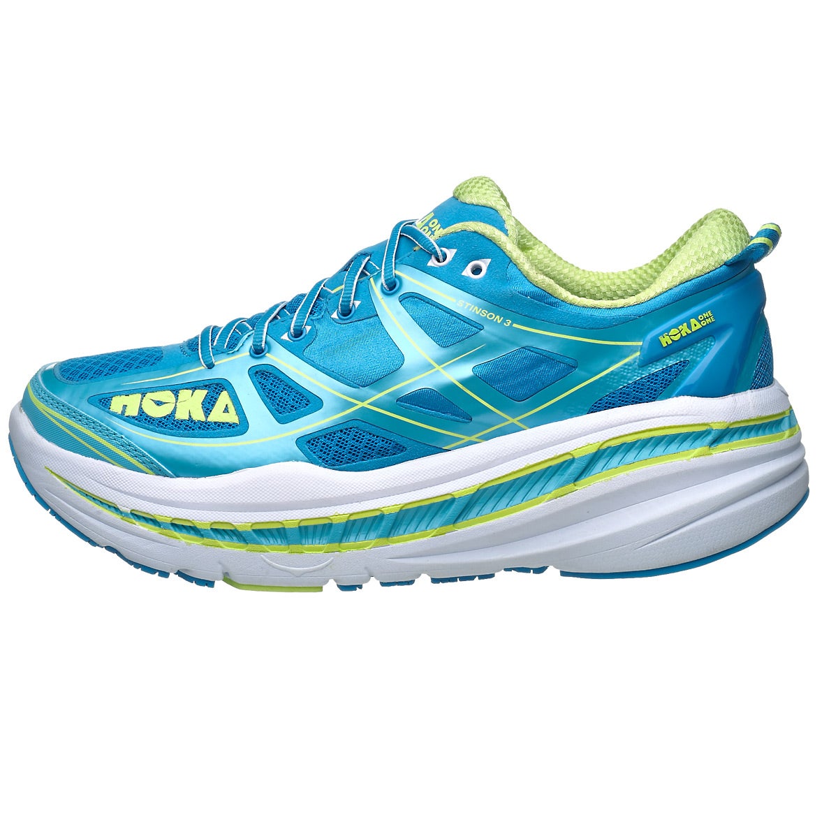 HOKA ONE ONE Stinson 3 Women's Shoes Dres Blu/Blu At 360° View