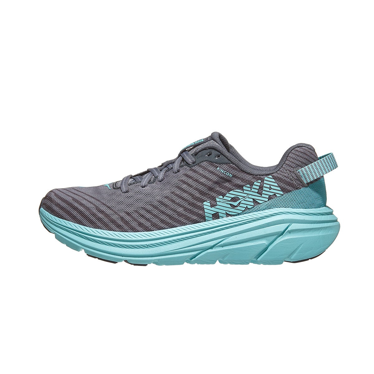 HOKA ONE ONE Rincon Women's Shoes Charcoal Gray/Sky 360° View | Running ...