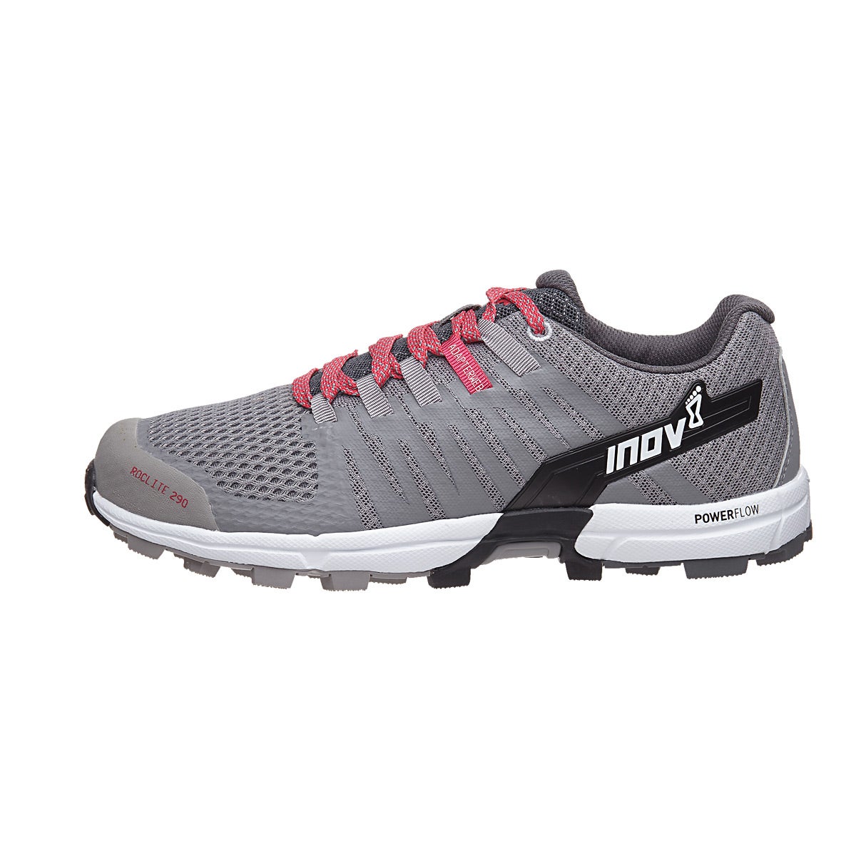 Inov-8 Roclite 290 Women's Shoes Grey/Pink/White 360° View | Running ...