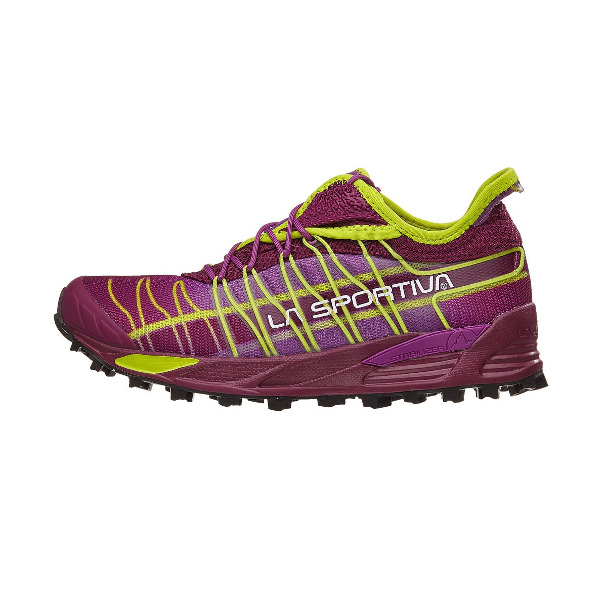 La Sportiva Mutant Women's Shoes Plum/Apple Green 360° View Running