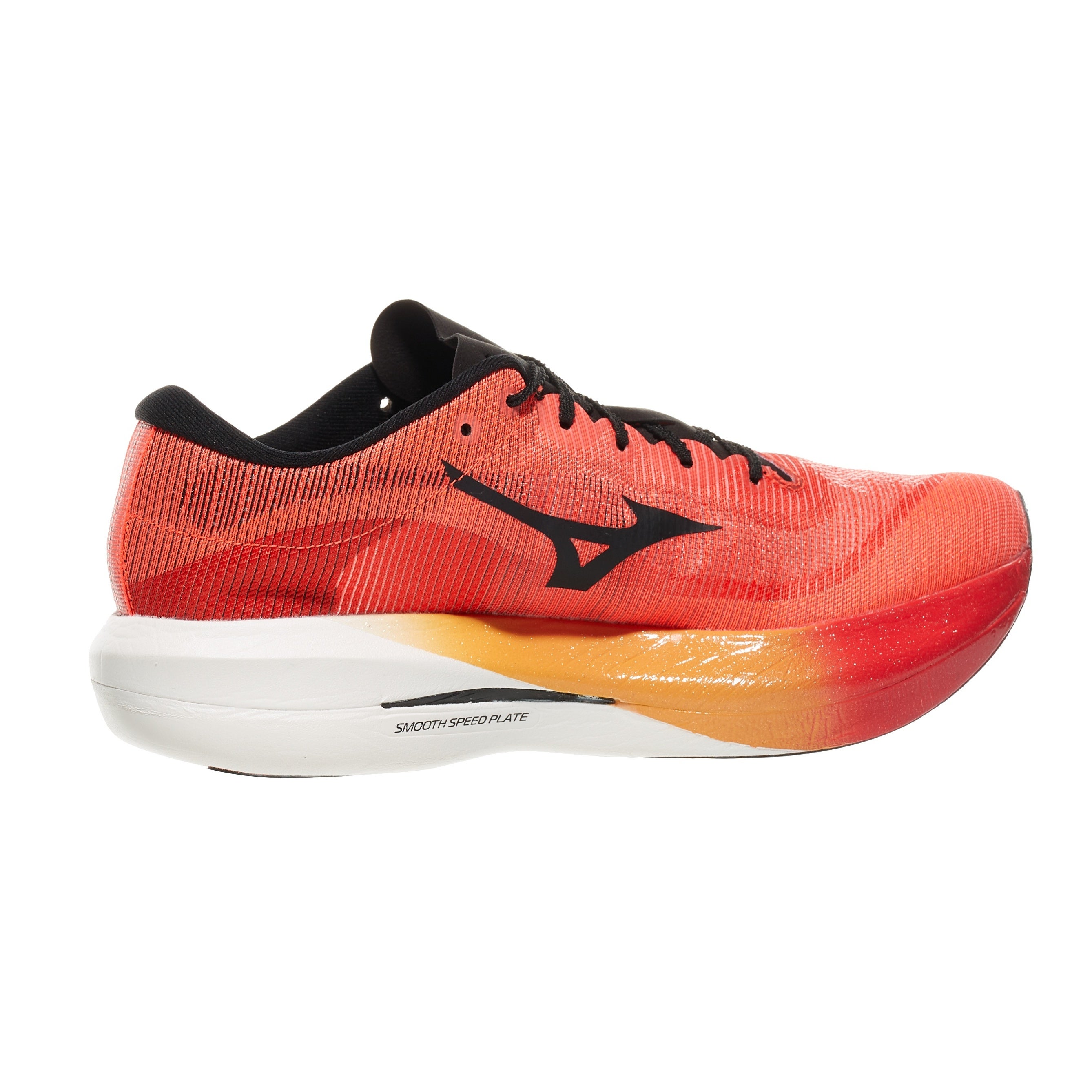 Mizuno Hyperwarp Pure Unisex Shoes Lava Orange/Black 360° View