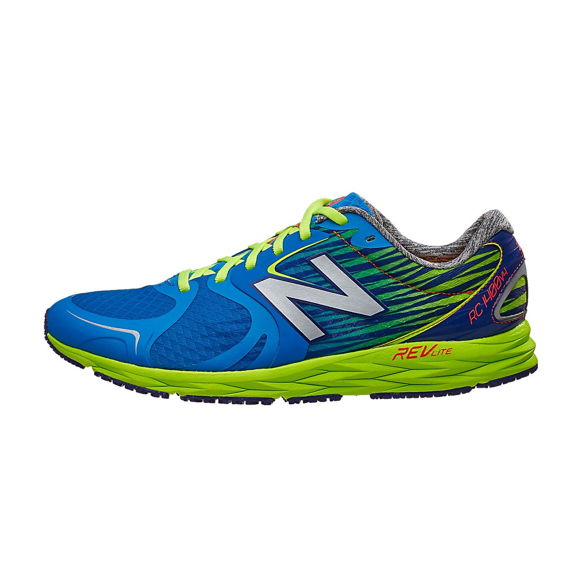 New Balance RC1400 v4 Men's Shoes Blue/Green 360° View | Running Warehouse