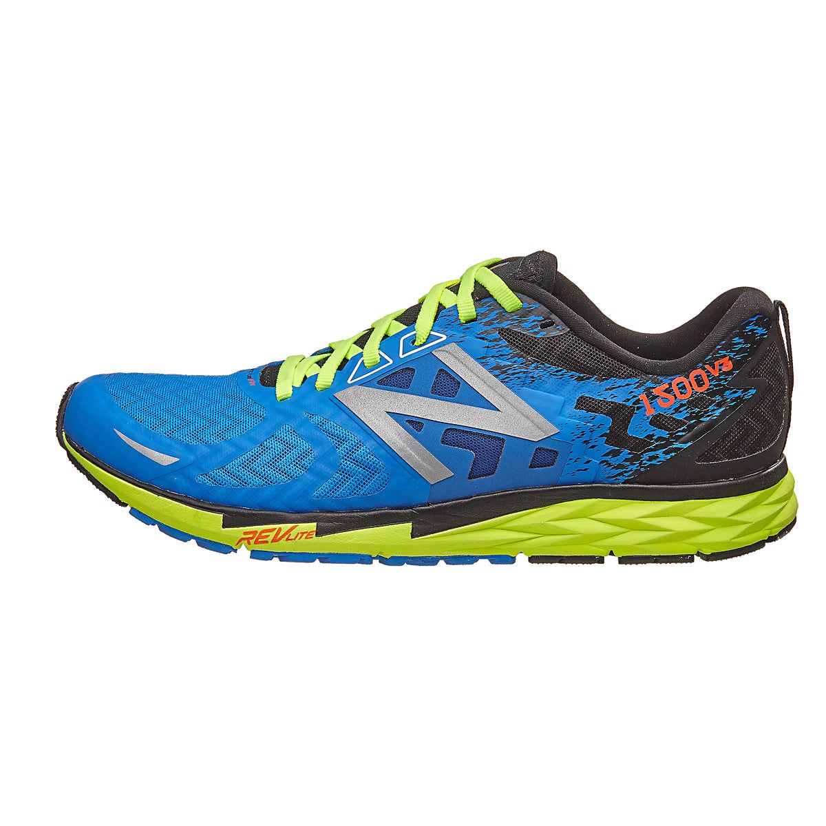 New Balance 1500 v3 Men's Shoes Electric Blue/Lime 360° View | Running ...