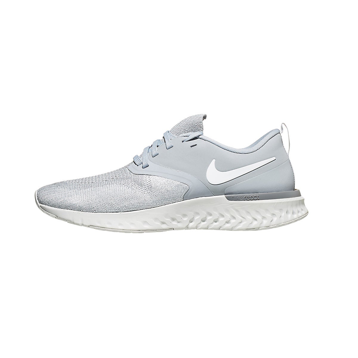 Nike Odyssey React 2 Flyknit Women's Shoes Grey/Whit 360° View ...