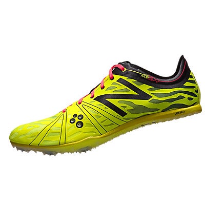 New Balance MD800v3 Men's Spikes Yellow/Black 360° View | Running Warehouse