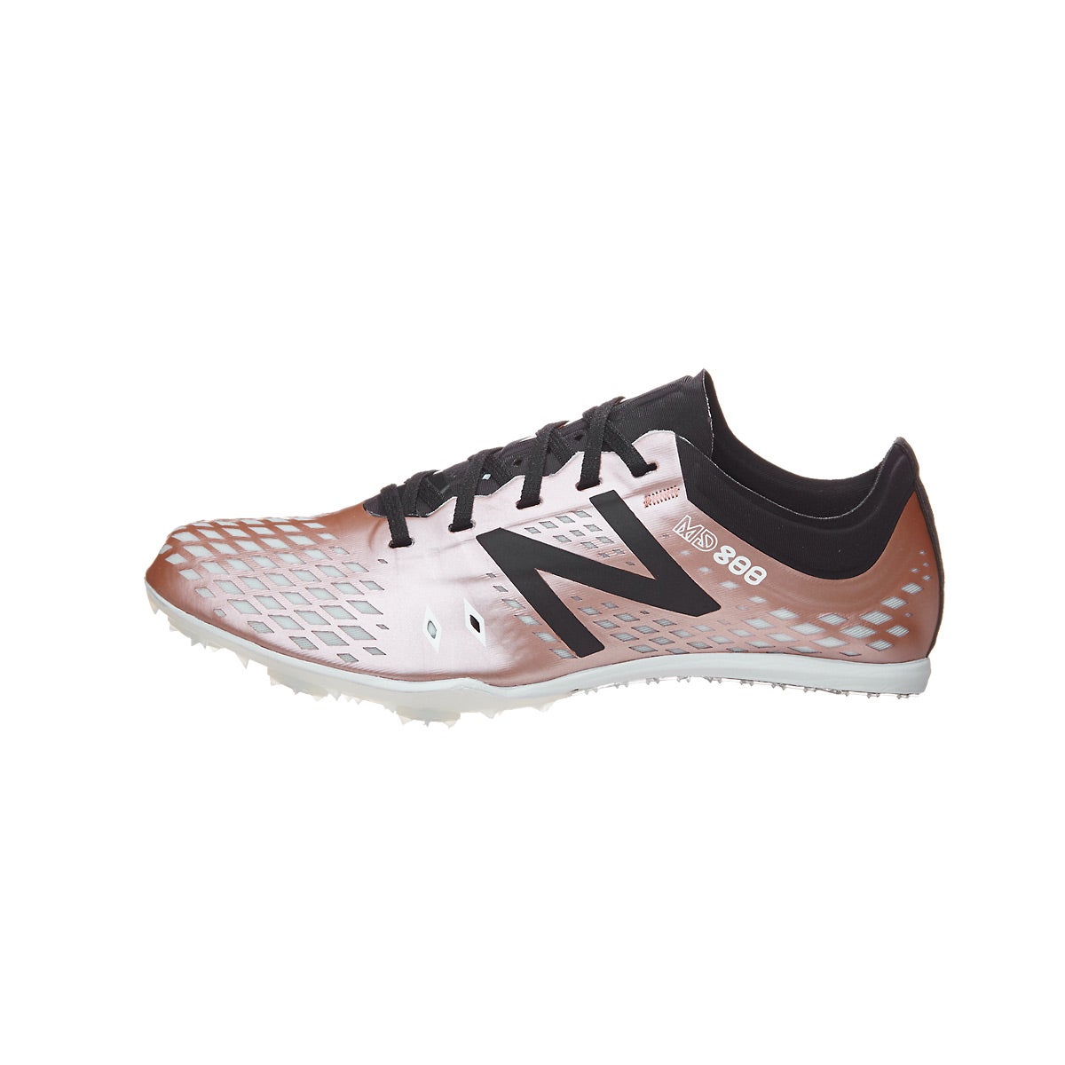 New Balance MD800 v5 Women's Spikes Rose Gold/Blac 360° View | Running ...