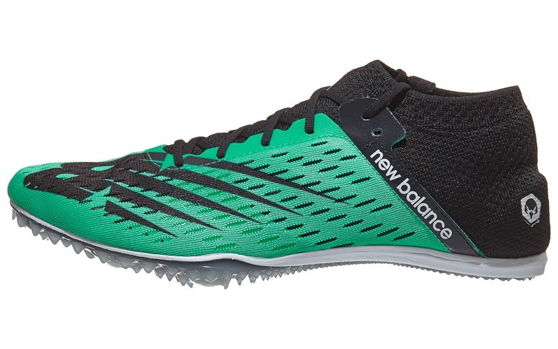 New Balance MD800 v6 Men's Spikes Neon Emerald/Black 360° View ...