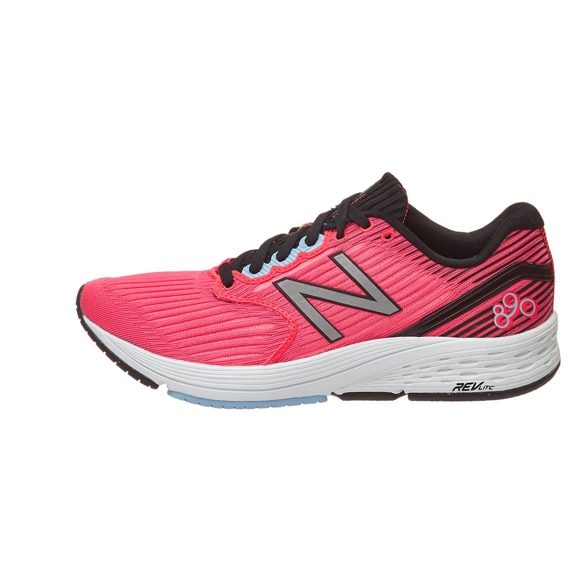 New Balance 890 v6 Women's Shoes Vivid Coral/Black/S 360° View ...