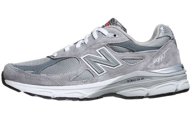 New Balance 990 v3 Men's Shoes Grey 360° View | Running Warehouse