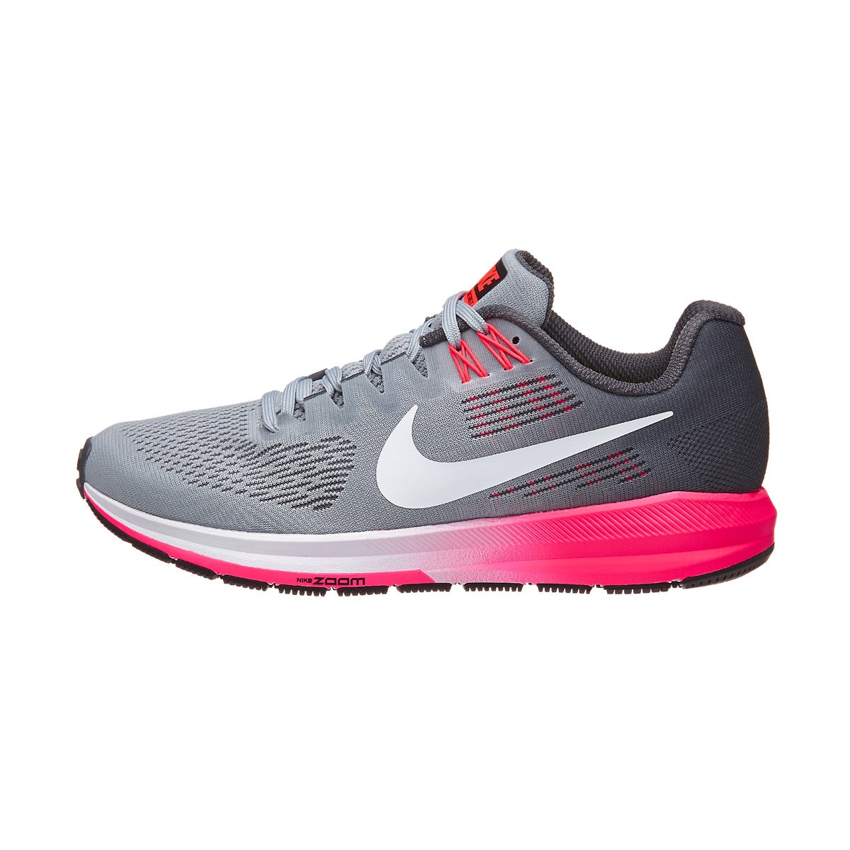 Nike Zoom Structure 21 Women's Shoes Dark Grey/White 360° View ...