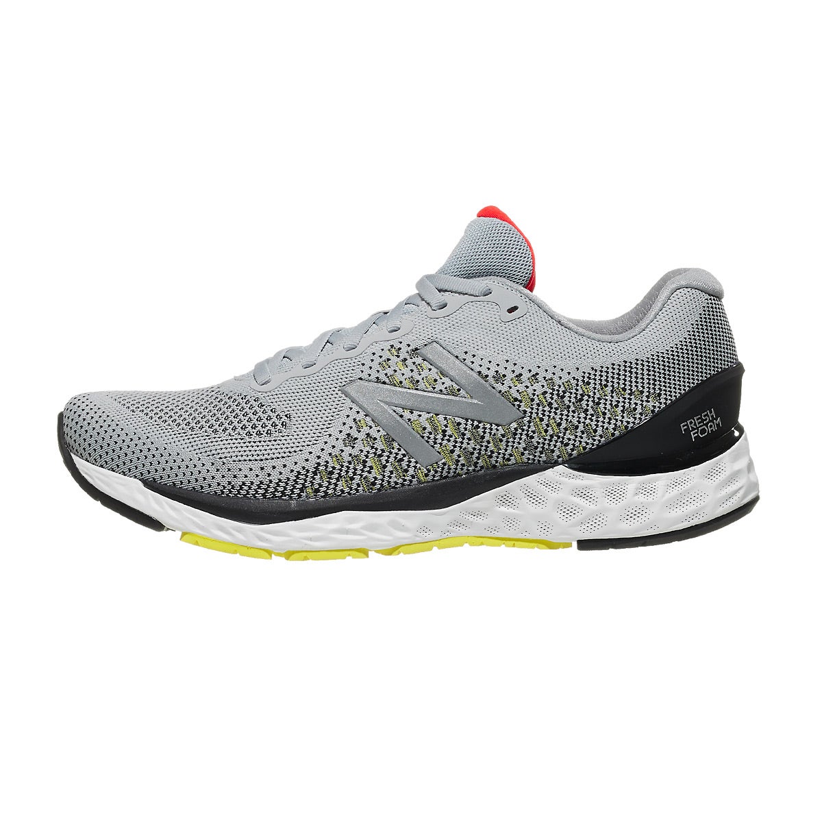 New Balance Fresh Foam 880 v10 Men's Shoes Silver/Lemon 360° View ...