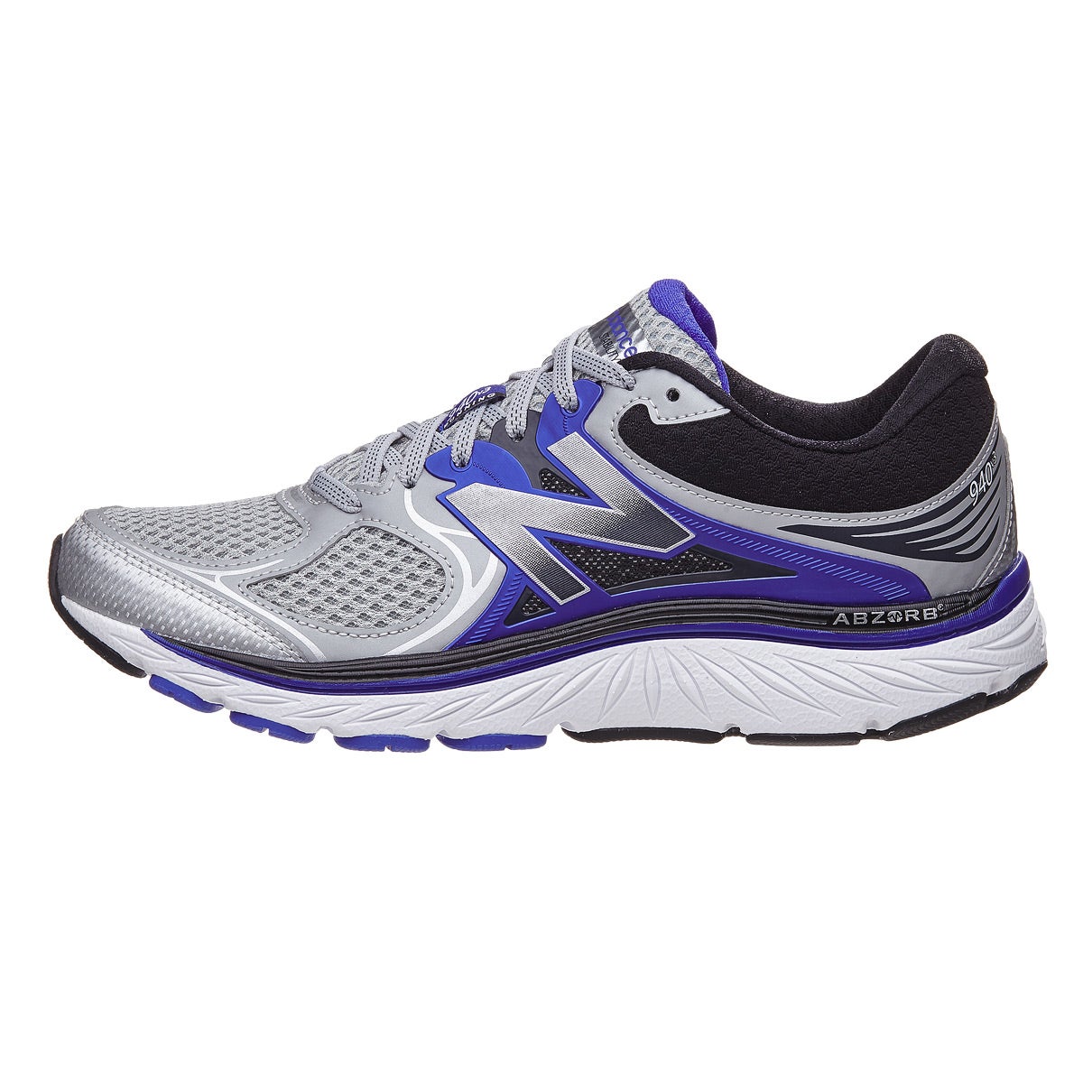New Balance 940 v3 Men's Shoes Silver/Blue/Black 360° View | Running ...