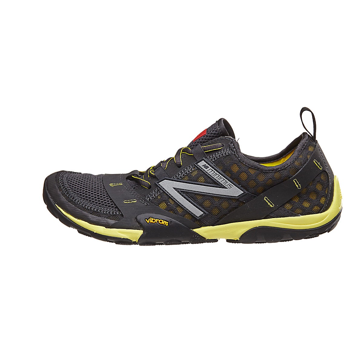 New Balance MT10 v1 Men's Shoes Grey/Yellow 360° View | Running Warehouse