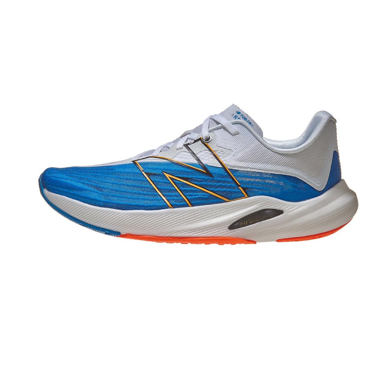 New Balance FuelCell Rebel v2 Men's Shoes Laser Blue/Wh 360° View ...