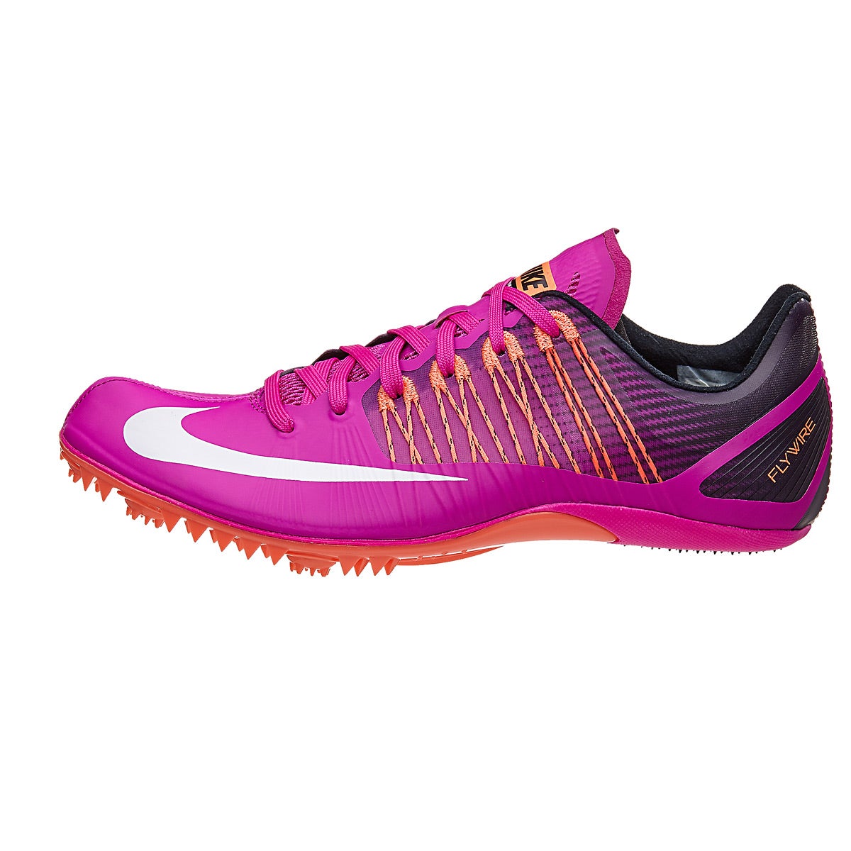 Nike Zoom Celar 5 Unisex Spikes Fire Pink 360° View | Running Warehouse