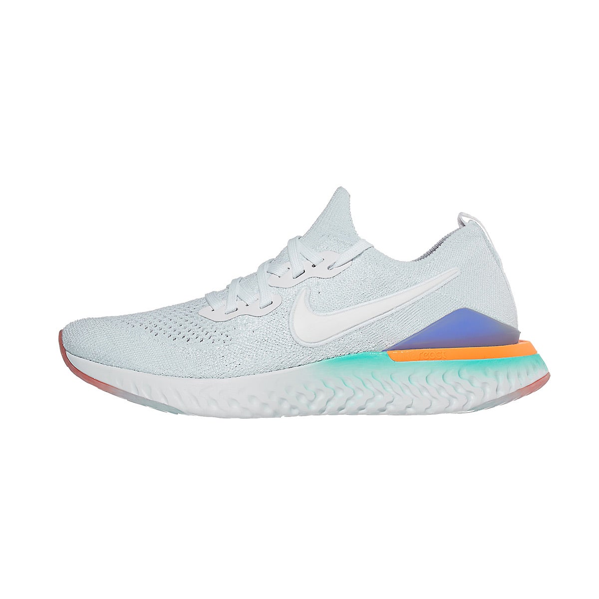 nike epic react flyknit 2 white hyper jade