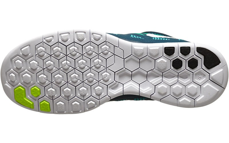 Nike Free 5.0 '14 Men's Shoes Nightshade/Green/Volt 360° View | Running ...