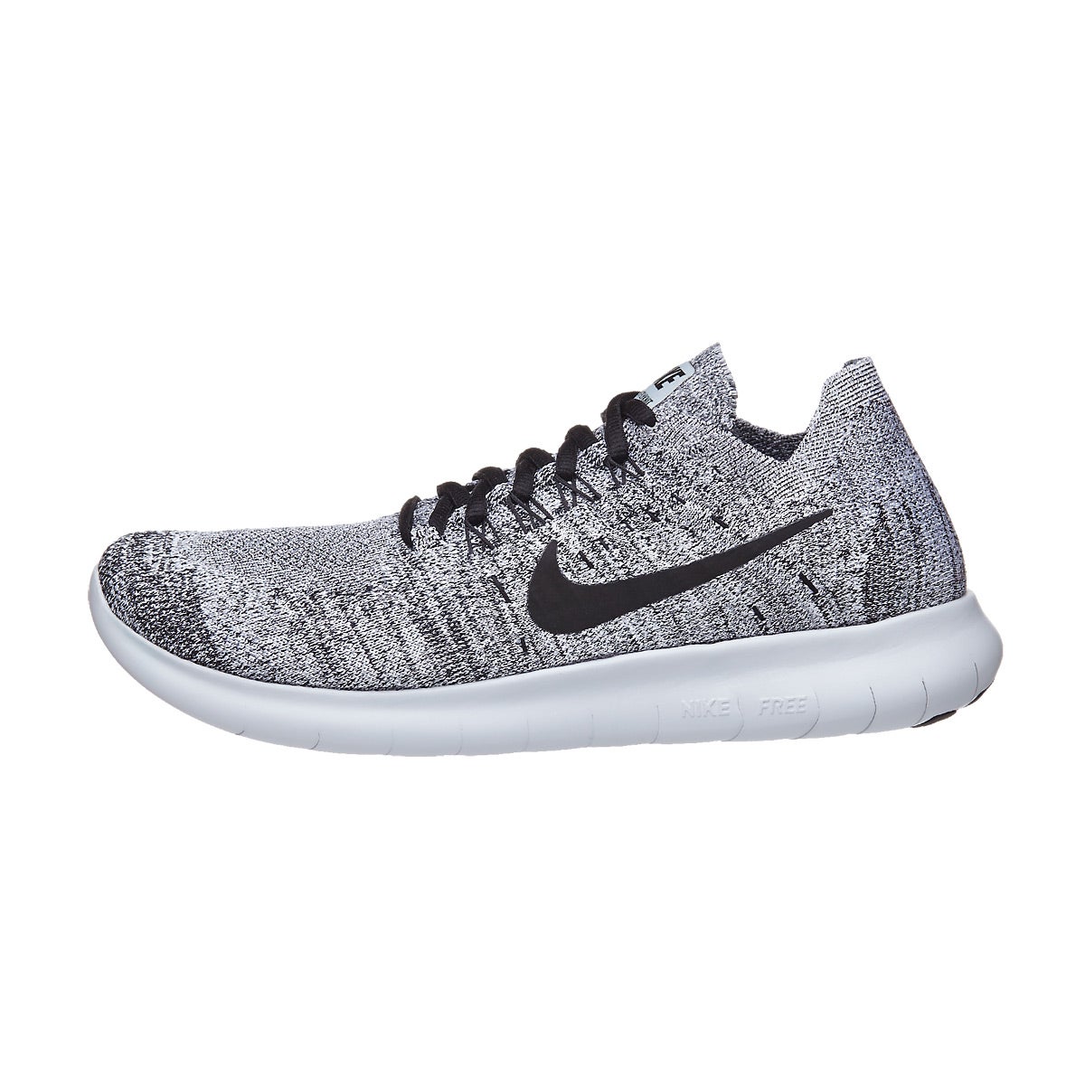 Nike Free RN Flyknit 2017 Women's Shoes White/Platin 360° View ...