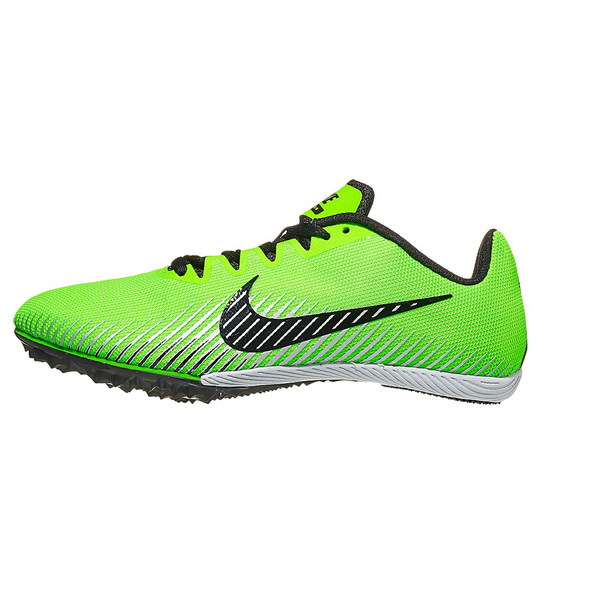 Nike Zoom Rival M 9 Women's Spikes Electric Green 360° View | Running ...