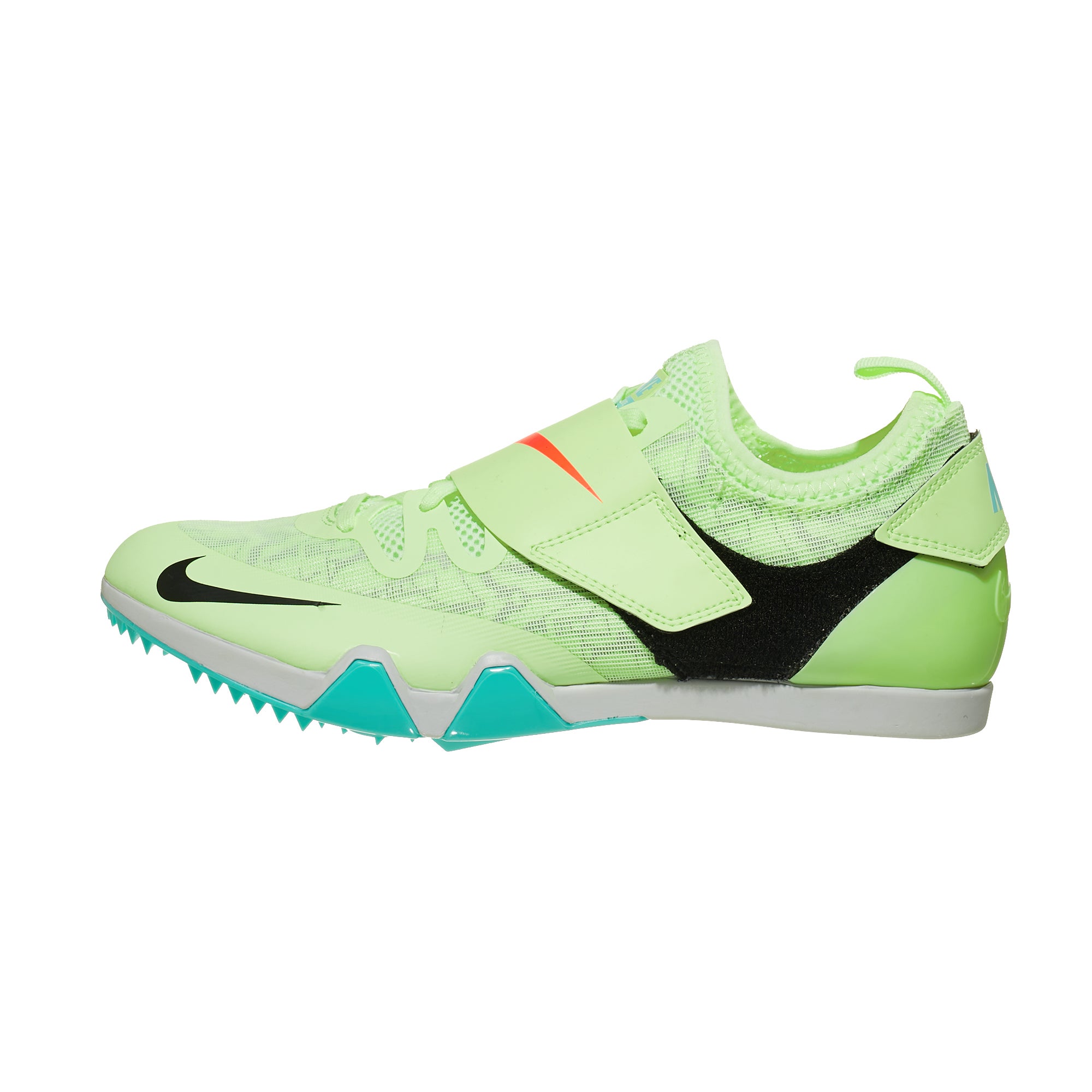 Nike Pole Vault Elite Unisex Spikes Barely Volt/Orange 360° View