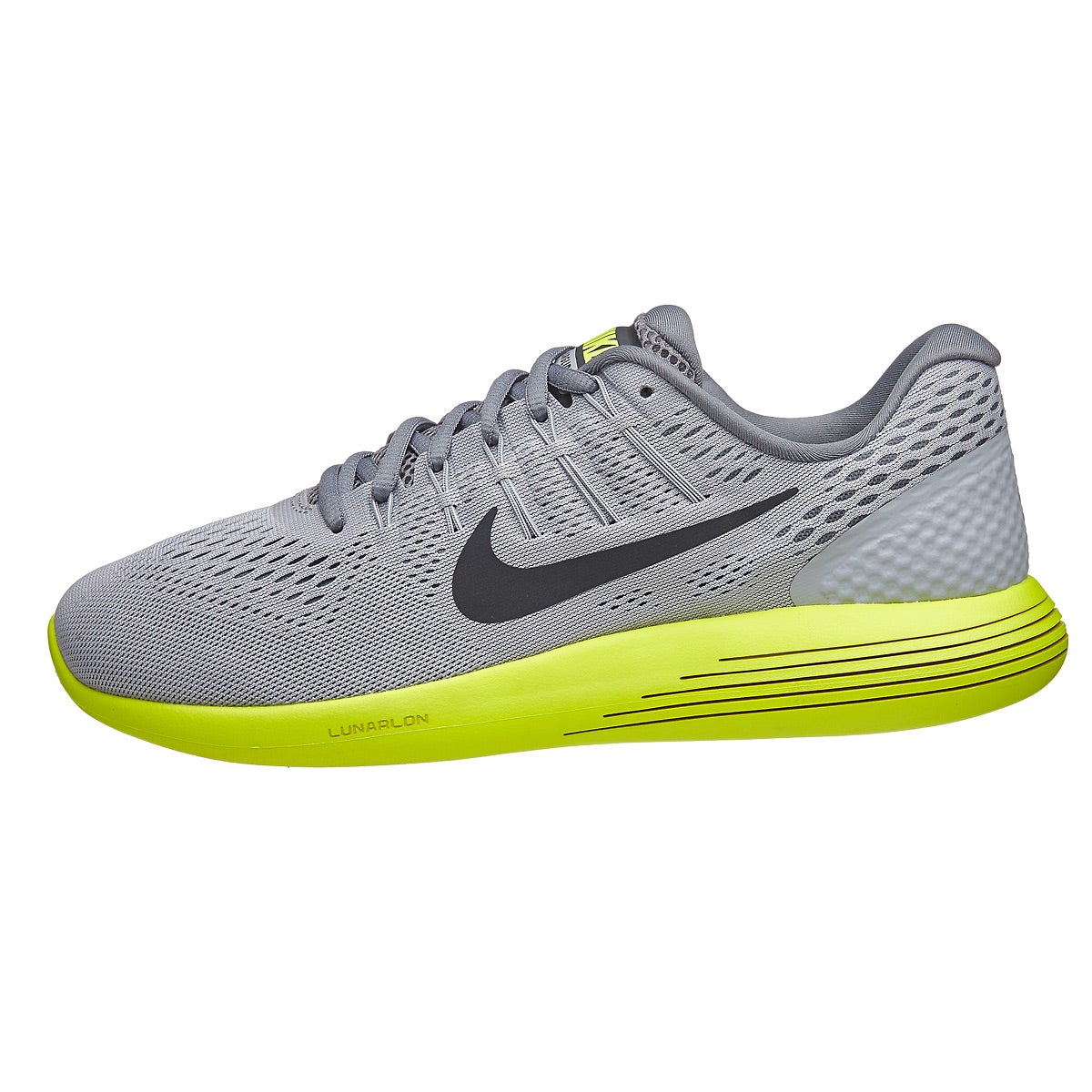 Nike LunarGlide 8 Men's Shoes Wolf Grey/Anthracite/V 360° View ...