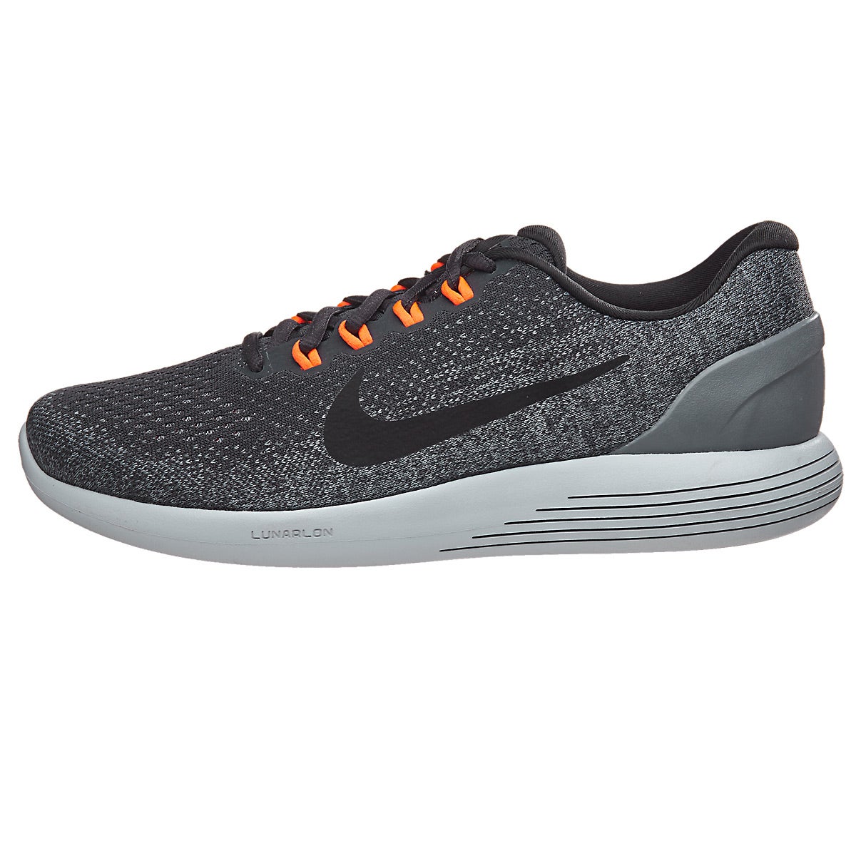 Nike LunarGlide 9 Men's Shoes Anthracite/Black/Crims 360° View ...