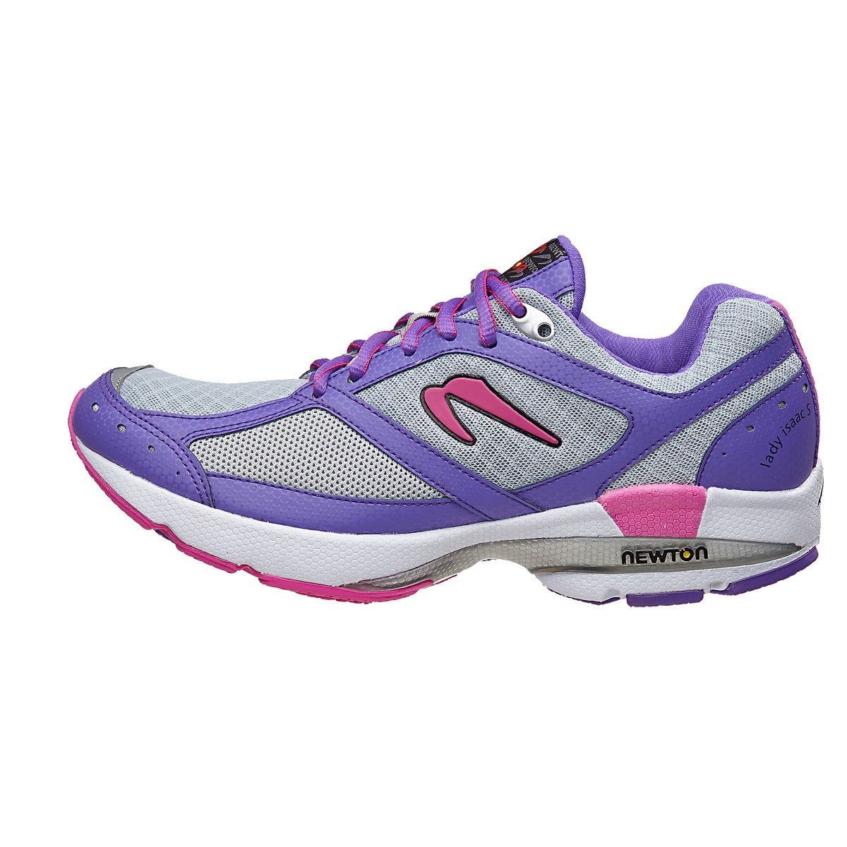 Newton Lady Isaac S Women's Shoes Silver/Purple 360° View | Running ...