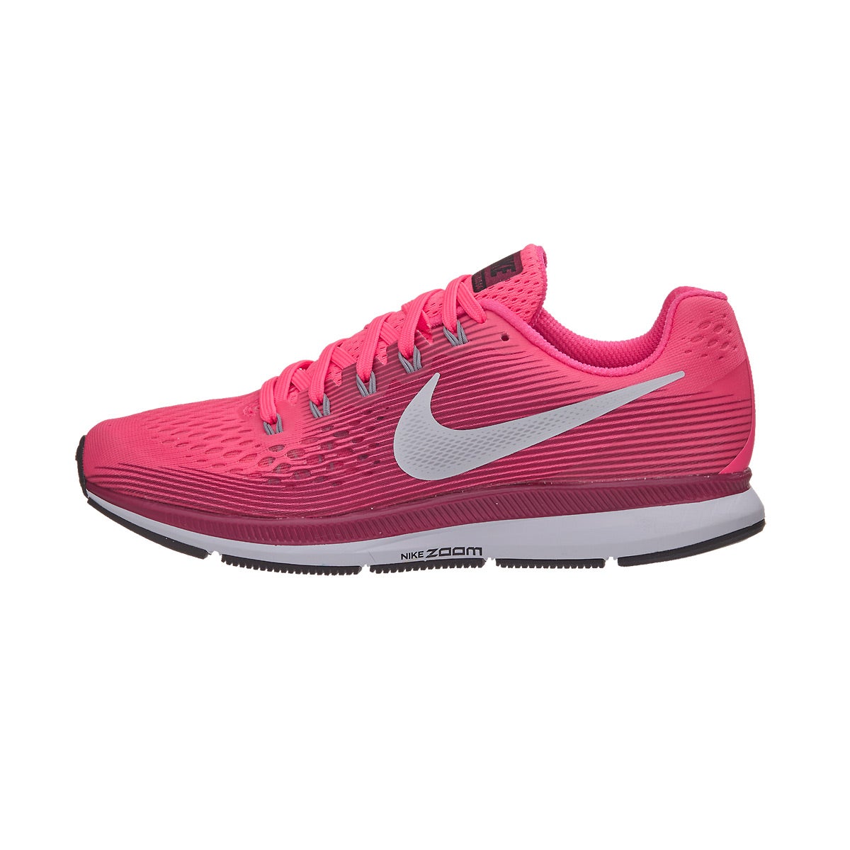 Nike Zoom Pegasus 34 Women's Shoes Pink/Grey/Maroon 360° View | Running ...
