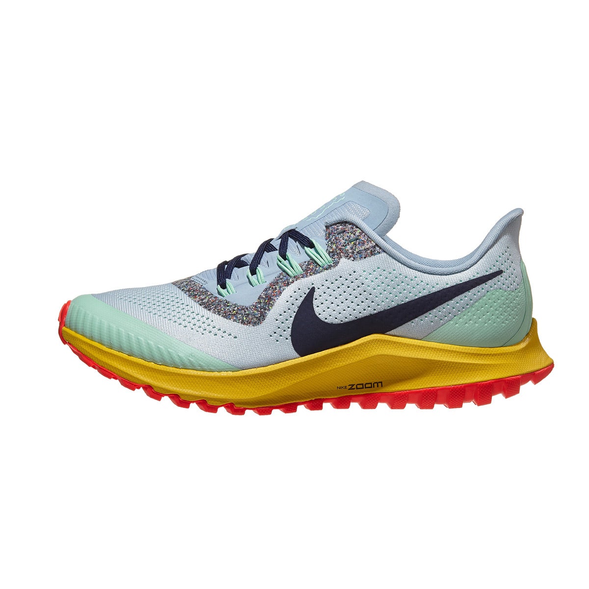 Nike Zoom Pegasus 36 Trail Women's Shoes Aura/Blue 360Â° View | Running Warehouse