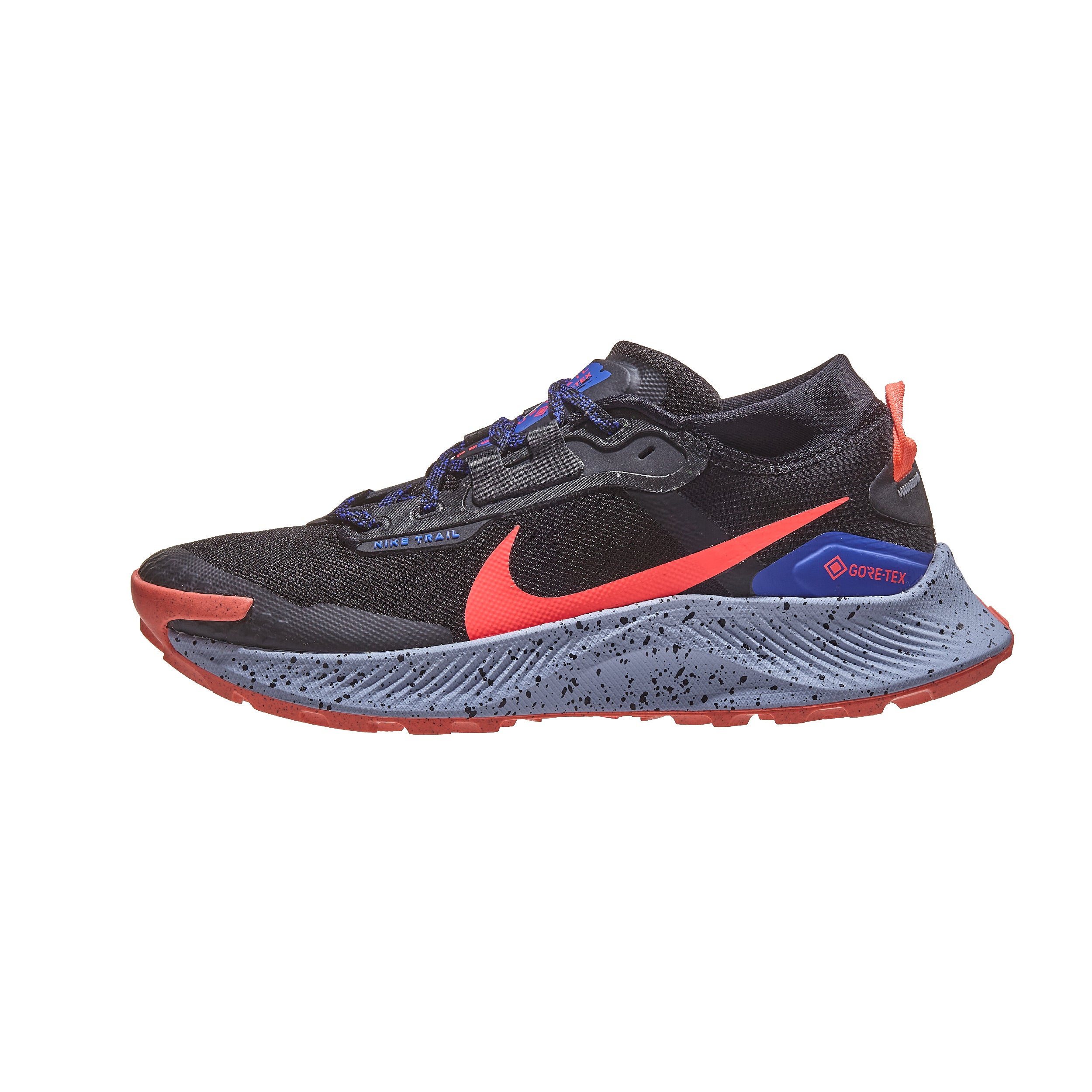 Nike Pegasus Trail 3 GTX Women's Shoes Black/Crimson 360Â° View | Running Warehouse