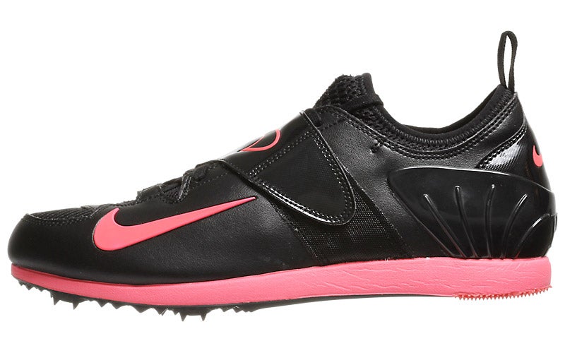 Nike Zoom PV II Spikes Black/Atomic 360° View | Running Warehouse