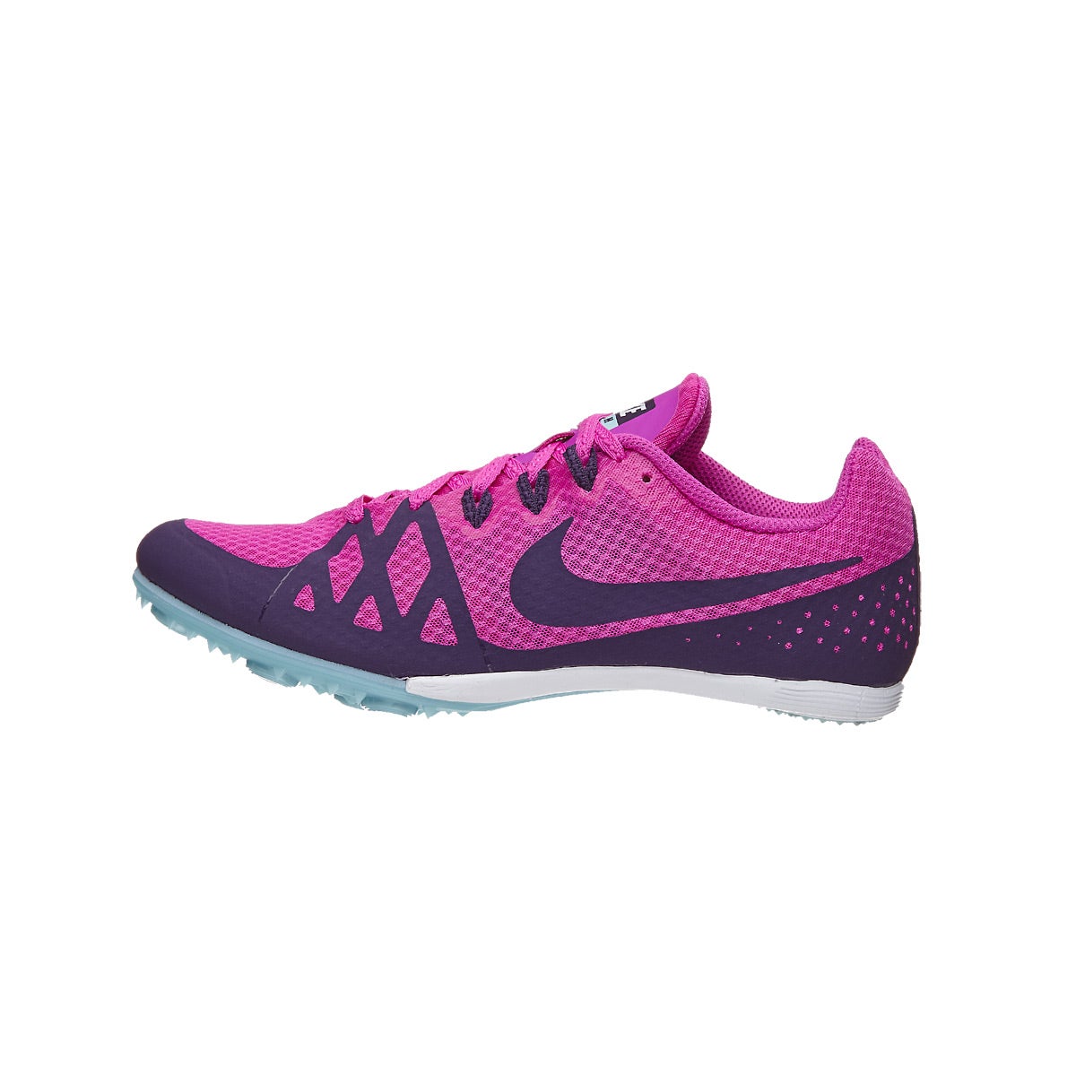nike track spikes purple