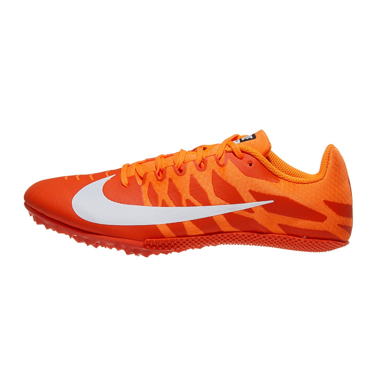 Nike Zoom Rival S 9 Men's Spikes Team Orange/White 360° View | Running ...