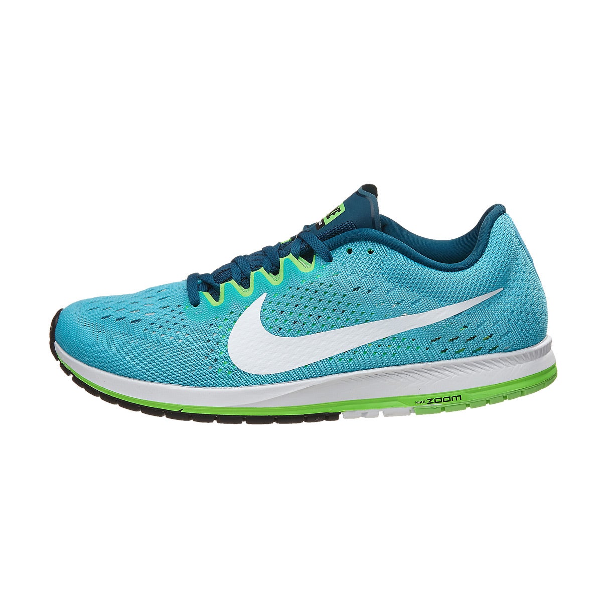 Nike Zoom Streak 6 Unisex Shoes Chlorine Blue/White 360° View | Running ...