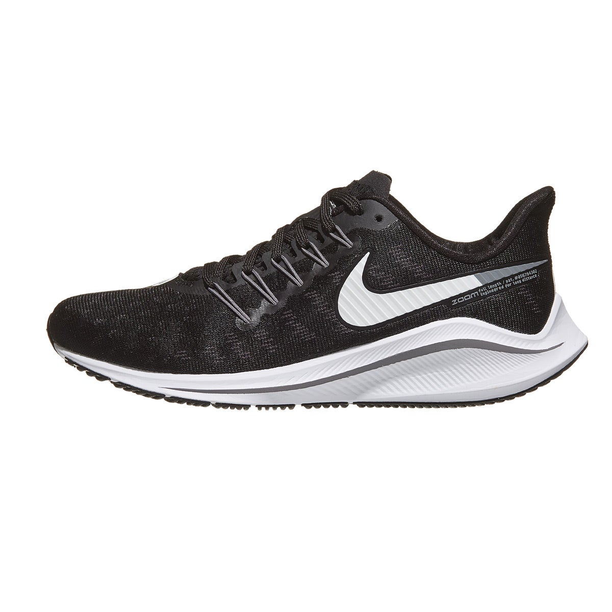 Nike Zoom Vomero 14 Women's Shoes Black/White/Grey 360° View | Running ...