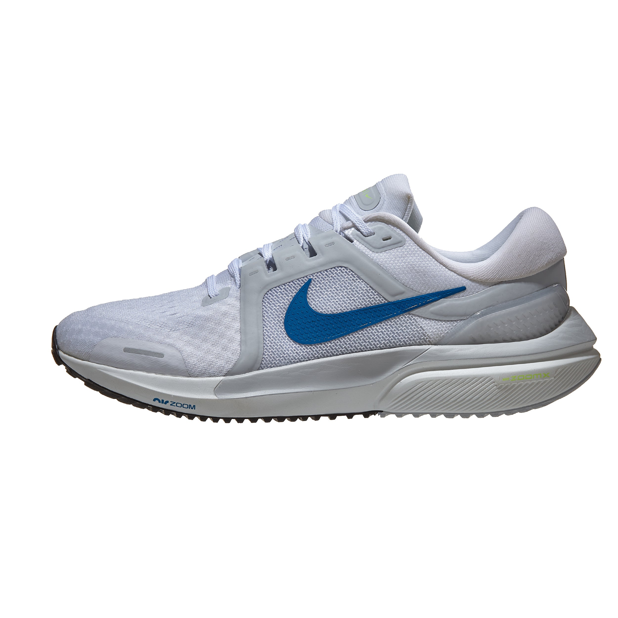 Nike Zoom Vomero 16 Men's Shoes White/Blue/Platinum 360° View | Running ...