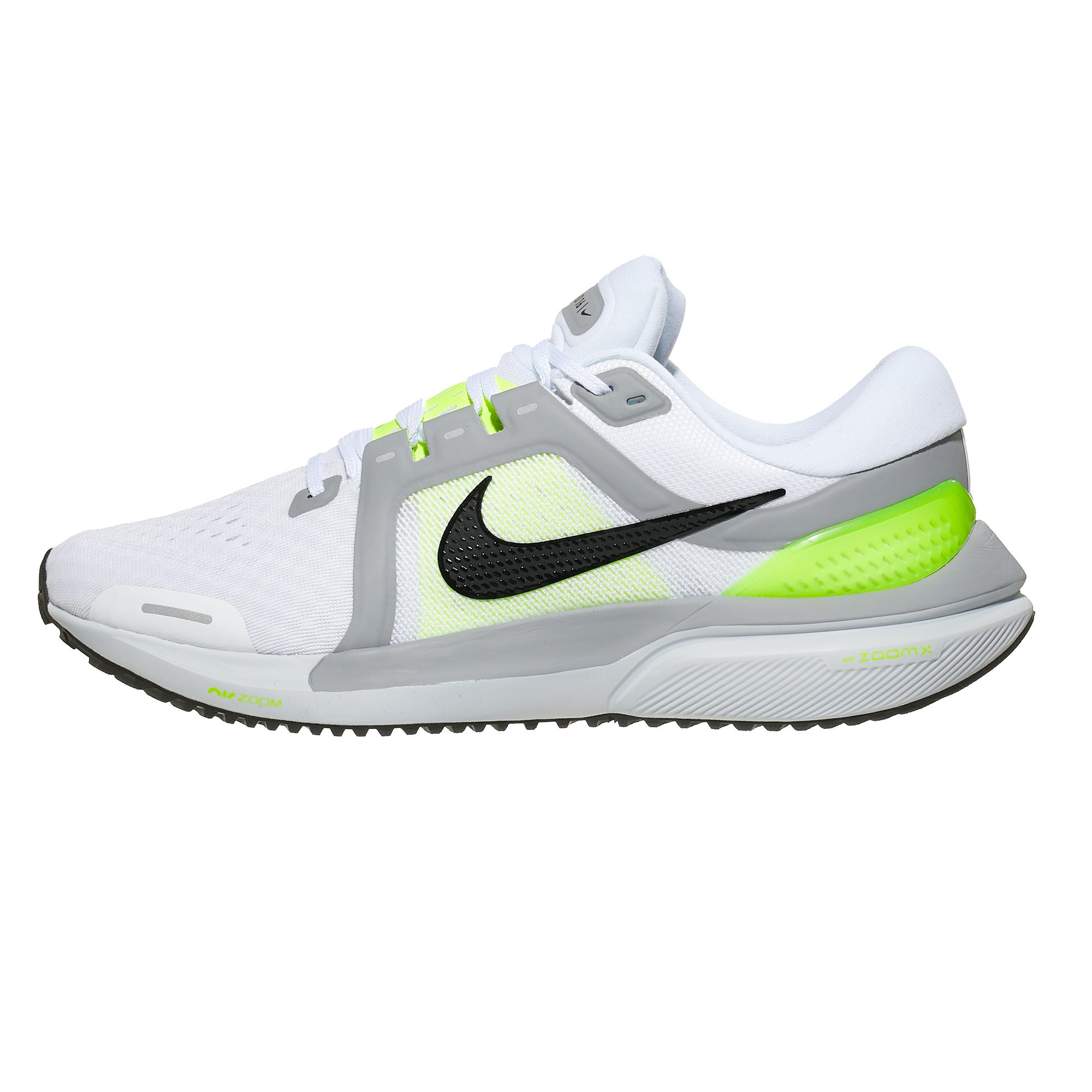 Nike Zoom Vomero 16 Men's Shoes White/Black Volt/Grey 360° View ...
