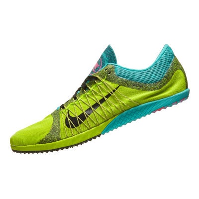 Nike Zoom Victory Waffle 3 Green 360Â° View | Running Warehouse