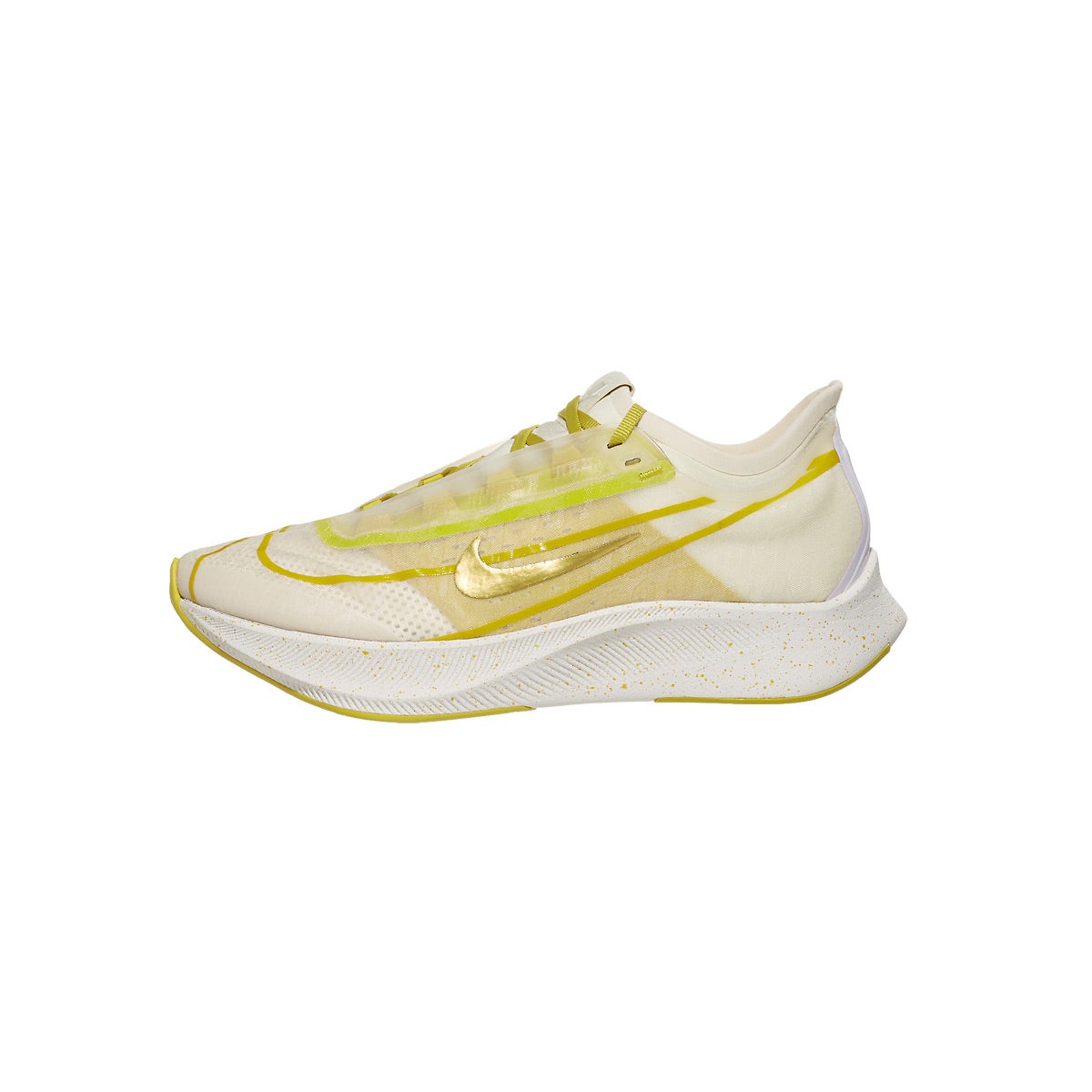 Nike Zoom Fly 3 Premium Print Women's Shoes Cream/Go 360Â° View | Running Warehouse