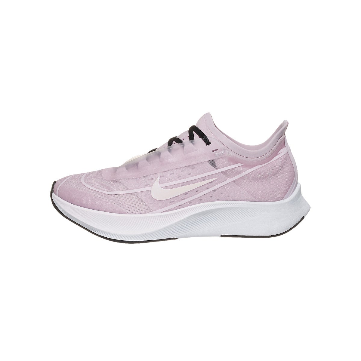 Nike Zoom Fly 3 Women's Shoes Lilac/Violet 360° View | Running Warehouse