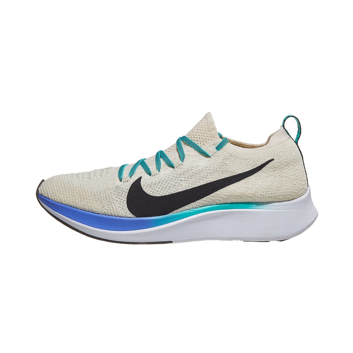 Nike Zoom Fly Flyknit Women's Shoes Light Cream/Blac 360° View ...
