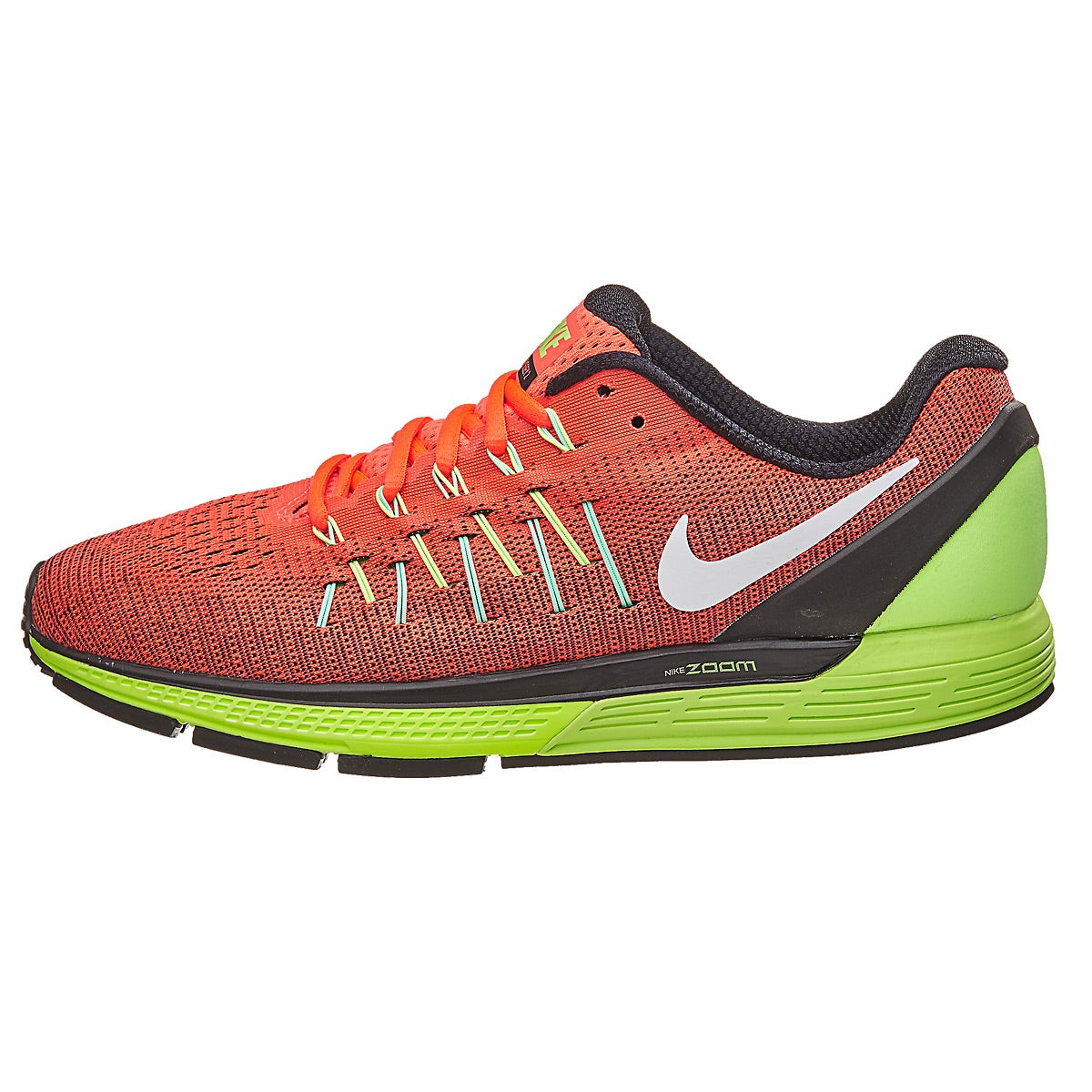 Nike Zoom Odyssey 2 Men's Shoes Hyper Orange/White 360° View | Running ...