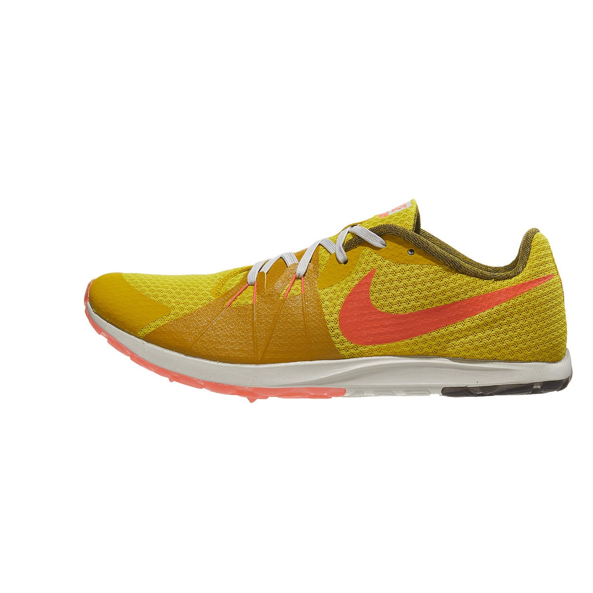 Nike Zoom Rival Waffle Men's Spikeless Bright Citro 360° View | Running