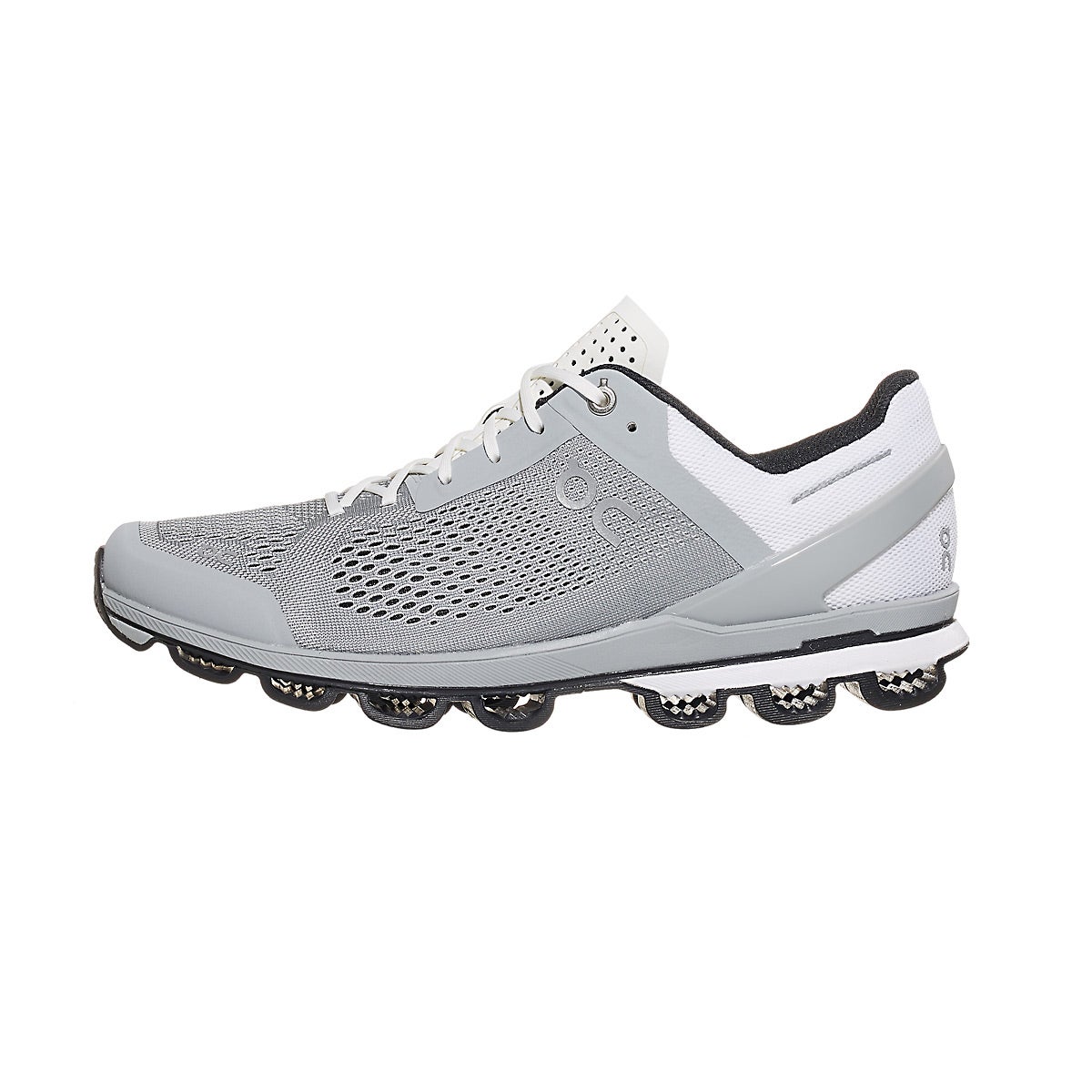 ON Cloudsurfer Men's Shoes Glacier/Black 360° View Running Warehouse
