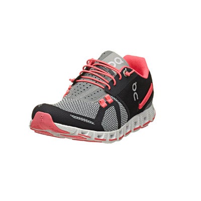 on cloud grey neon pink