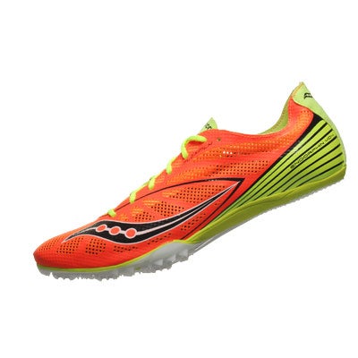 Saucony Endorphin MD4 Men's Spikes Ora/Cit/Blk 360° View | Running ...