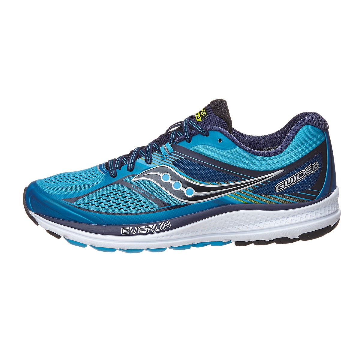 Saucony Guide 10 Men's Shoes Blue/Navy 360° View | Running Warehouse